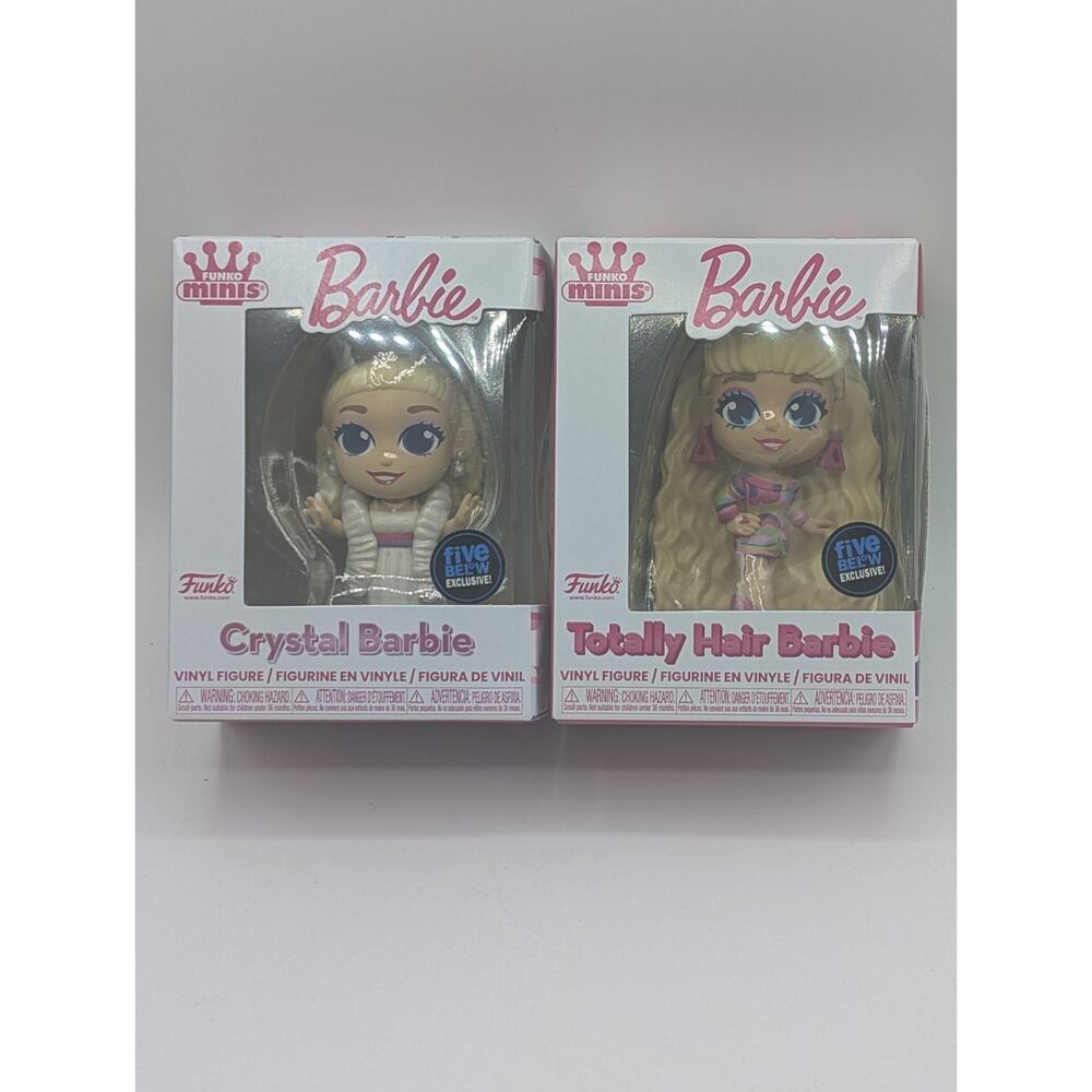 Funko Minis Barbie Crystal & Totally Hair Exclusive Five Below Edition NIB NEW